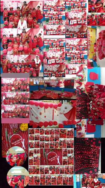 Students Wearing Red Themed Outfits